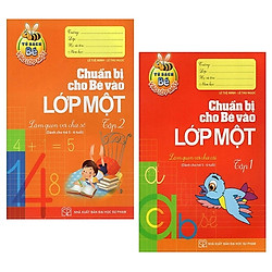 Combo Làm Quen Với Chữ Cái – Chuẩn Bị Cho Bé Vào Lớp 1 -Tập 1 Và 2 – Tủ Sách Bé Vào Lớp 1