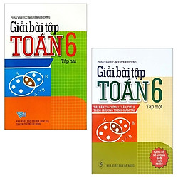 Combo Giải Bài Tập Toán 6: Tập 1 Và 2 (Bộ 2 Tập)