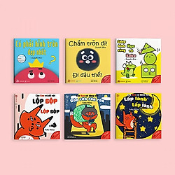 Combo 2 bộ Ehon Hình khối và Âm thanh – Cho bé 0-6 tuổi thông minh và sáng tạo (Tặng cuốn