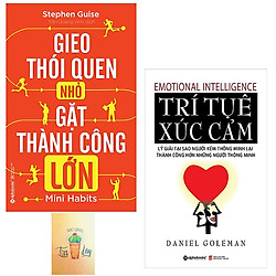 Combo Trí Tuệ Xúc Cảm và Gieo Thói Quen Nhỏ, Gặt Thành Công Lớn ( Tặng Kèm Sổ Tay )