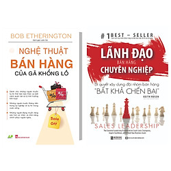 combo 2 cuốn  nghệ thuật bán hàng:Nghệ thuật bán hàng của gã khổng lồ và lãnh đạo bán hàn