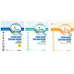 Combo 3 cuốn minna no nihongo trình độ n4 (Tiếng Nhật Cho Mọi Người – Sơ Cấp 2) Giáo trìn