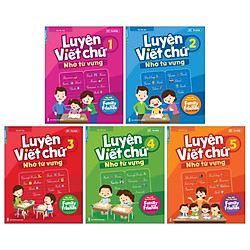 Combo Luyện Viết Chữ Nhớ Từ Vựng (Bộ 5 Tập)