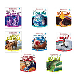 Combo 8 quyển Bách khoa tri thức về khám phá thế giới cho trẻ em chủ đề: Các ngôi sao và