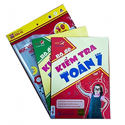 Combo Bộ đề kiểm tra Toán lớp 1 + tập bọc sách vở