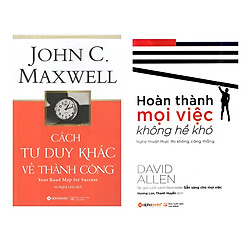 Combo Sách Kỹ Năng làm Việc: Cách Tư Duy Khác Về Thành Công + Hoàn Thành Mọi Việc Không H