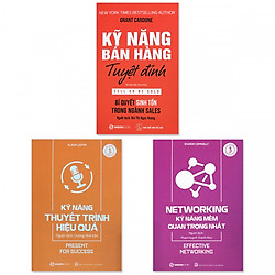 Combo 3 cuốn: Kỹ Năng Bán Hàng Tuyệt Đỉnh, Kỹ Năng Thuyết Trình Hiệu Quả, Kỹ Năng Mềm Quan Trọng Nhất