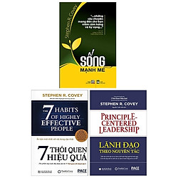 Combo 7 Thói Quen Hiệu Quả – Bìa Cứng + Lãnh Đạo Theo Nguyên Tắc + Sống Mạnh Mẽ – Bộ 3 Tậ