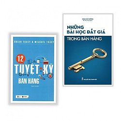 Combo Sách Kinh Tế: 12 Tuyệt Kỹ Bán Hàng + Những Bài Học Đắt Giá Trong Bán Hàng (Tặng Boo
