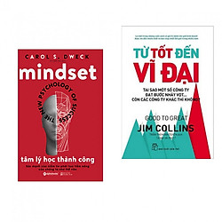Combo sách hay : Tâm lý học thành công + Từ tốt đến vĩ đại – Tặng kèm bookmark thiết kế</