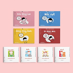 Combo 8 cuốn sách Ehon Điều kỳ diệu của cảm xúc và Taku – Cậu bé mộng mơ (Tặng cuốn Những