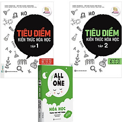 Combo Tiêu điểm kiến thức Hóa học tập 1+2 (Tặng sổ tay All in one Hóa học THPT)