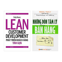 Combo Sách Marketing – Bán Hàng :  Phát Triển Khách Hàng Tinh Gọn + Những Đòn Tâm Lý Tron