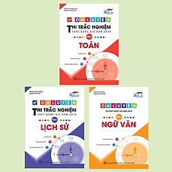 combo ôn luyện thi trắc nghiệm THPT quốc gia năm 2019 khối C03: Toán – văn – sử