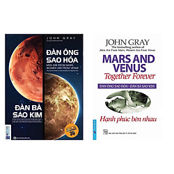Combo sách Đàn Ông Sao Hỏa Đàn Bà Sao Kim và Đàn Ông Sao Hỏa – Đàn Bà Sao Kim (Hạnh Phúc Bên Nhau) Tặng 1 cuốn truyện song ngữ bìa mềm bất kỳ