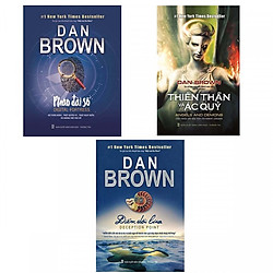 Combo Tuyển Tập Tác giả Dan Brown (Pháo Đài Số + Thiên Thân Và Ác Quỷ + Điểm Dối Lừa) bìa cứng