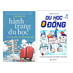 Combo Sách Cẩm Nang Du Học: Hành Trang Du Học + Du Học 0 Đồng