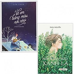 Combo Sách Văn Học Cực Hay: Vẽ Em Bằng Màu Nỗi Nhớ + Nỗi Buồn Màu Xanh Lá