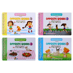Combo Những Cặp Từ Vựng Trái Nghĩa Và Trò Chơi Ghép Chữ – Opposite Words In Pictures: Tập