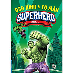 Dán Hình & Tô Màu Superhero Hulk