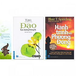 Combo 2 cuốn: Đạo – Con Đường Không Lối, Hành Trình Về Phương Đông + Bookmark danh ngôn hình voi