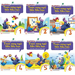 Bộ 6 cuốn Toán Song Ngữ Tiền Tiểu Học: Sách Học