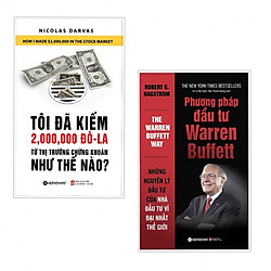 Combo 2 cuốn sách kinh tế tâm đắc nhất: Tôi Đã Kiếm Được 2.000.000 Đô-La Từ Thị Trường Ch