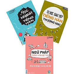 3 Cuốn Sách Tự Học Tiếng Hàn Hiệu Qủa Cho Người Đi Làm(Tặng kèm bút chì Kingbooks)