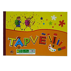 Bộ 2 Tập Vẽ A4 (Dán Gáy) 29.7 x 21 cm – Mẫu 2