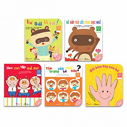 Bộ 05 cuốn Ehon Kỹ Năng sống cho bé 0-6 tuổi