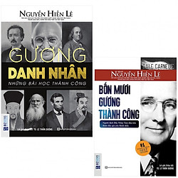 Combo Gương Danh Nhân – Những Bài Học Thành Công, Bốn Mươi Gương Thành Công  (Tặng kèm Kh