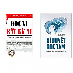 Combo Sách Hay: Đọc Vị Bất Kỳ Ai – Để Không Bị Lừa Dối Và Lợi Dụng + Bí Quyết Đọc Tâm – T