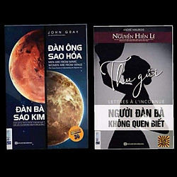 Combo 2 bộ sách ĐÀN ÔNG SAO HỎA- ĐÀN BÀ SAO KIM+ THƯ GỬI NGƯỜI ĐÀN BÀ K QUEN BIẾT ( tặng