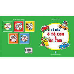 Tô màu Ô tô con và xe Taxi