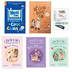 Sách – Combo 4 Cuốn Nuôi Con Không Phải Cuộc Chiến + Để Con Được Ốm – Tặng Kèm Bookmark P