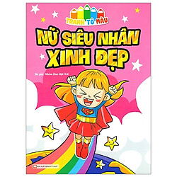 Tranh Tô Màu – Nữ Siêu Nhân Xinh Đẹp