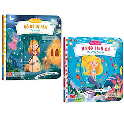 Sách Chuyển Động – First stories – Nàng Tiên Cá + Cô Bé Lọ Lem