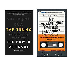 Combo Sách Kĩ Năng Kinh Doanh: Kẻ Thành Công Phải Biết Lắng Nghe (Tái Bản 2017)  + Sức Mạ