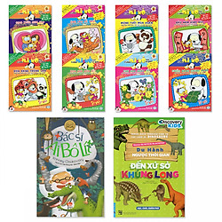 Combo sách Tết hay cho thiếu nhi: Bác Sĩ Ai Bô Lít + Du Hành Ngược Thời Gian Đến Xứ Sở Khủng Long + 8 cuốn Cùng Mi & Nô Học Lễ Giáo – Chủ đề Tết Việt