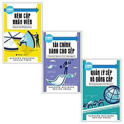 Combo sách quản trị , lãnh đạo hay – HBR Guide to : Kèm cặp nhân viên + Tài chính dành ch