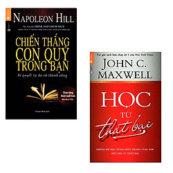 Bộ 2 cuốn sách vươn lên sau thất bại: Chiến Thắng Con Quỷ Trong Bạn – Học Từ Thất Bại</sp