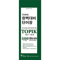 Từ Vựng Cho Người Thi TOPIK