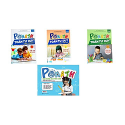 Combo 3 cuốn pomath toán tư duy 1, 2,3 và Bộ Học Liệu Kèm Sách POMath – Học Toán Qua Trò