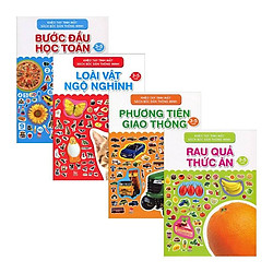 Combo Khéo Tay Tinh Mắt – Sách Bóc Dán Thông Minh (Bộ 4Q)