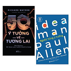 Combo sách về tạo ý tưởng hay : 50 ý tưởng về tương lai + Ideaman – Người hùng ý tưởng –