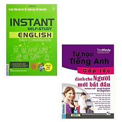 COMBO TỰ HỌC TIẾNG ANH CẤP TỐC TIẾNG ANH TRONG GT HẰNG NGÀY + TỰ HỌC TIẾNG ANH CẤP TỐC CH