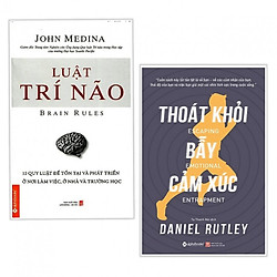 Combo sách kỹ năng tuyệt hay : Luật trí não + Thoát khỏi bẫy cảm xúc – Tặng kèm bookmark