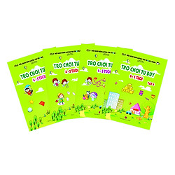 Combo Bộ Sách Rèn Luyện Trí Thông Minh – Trò Chơi Tư Duy (Trọn Bộ 4 Cuốn)