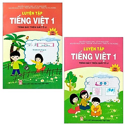 Combo Luyện Tập Tiếng Việt 1: Tập 1 Và 2 (Trình Bày Trên Giấy Ô Li) (Bộ 2 Tập)