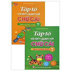 Combo Tập Tô Và Làm Quen Với Chữ Cái (Bộ 2 Cuốn)